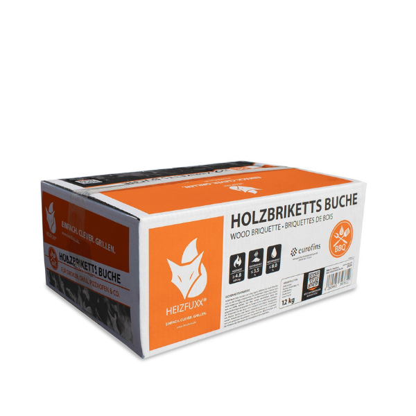 Hartholz Nestro Briketts – 972 kg Palette (81 × 12 kg) – Für Kamine & Öfen