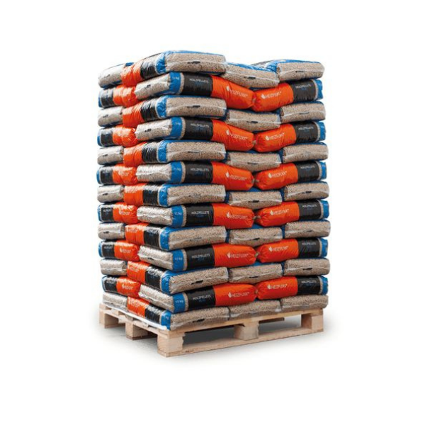 Holzpellets ENplus A1 – 975 kg Palette (65 × 15 kg) – Für Pelletöfen und Heizsysteme