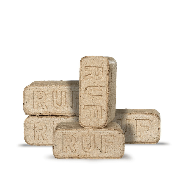 Heizfuxx RUF Hartholzbriketts – Hochverdichtet – Für Kamin- & Holzöfen