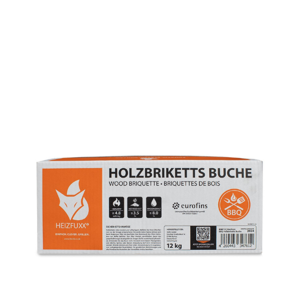 Hartholz Nestro Briketts – 972 kg Palette (81 × 12 kg) – Für Kamine & Öfen