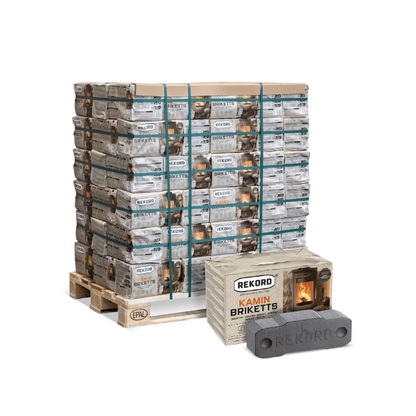 Braunkоhlebrikеtts – Palette mit 900 kg (90 × 10 kg) – Idеal für Kamin- und Ofenfeuerstättеn