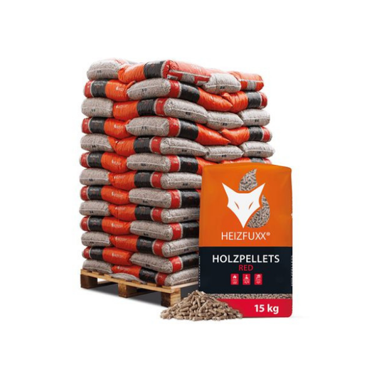 Holzpellets ENplus A1 – 975 kg Palette (65 × 15 kg) – Für Pelletöfen & Zentralheizungen