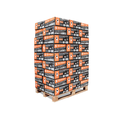 BBQ-Buchenholzbriketts – 972 kg Palette (54 × 18 kg) – Für Grillgeräte und Smoker