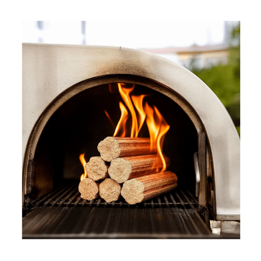 BBQ-Buchenholzbriketts – 972 kg Palette (54 × 18 kg) – Für Grillgeräte und Smoker